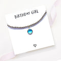Birthday Girl Charm Bracelet & Gift Card-0