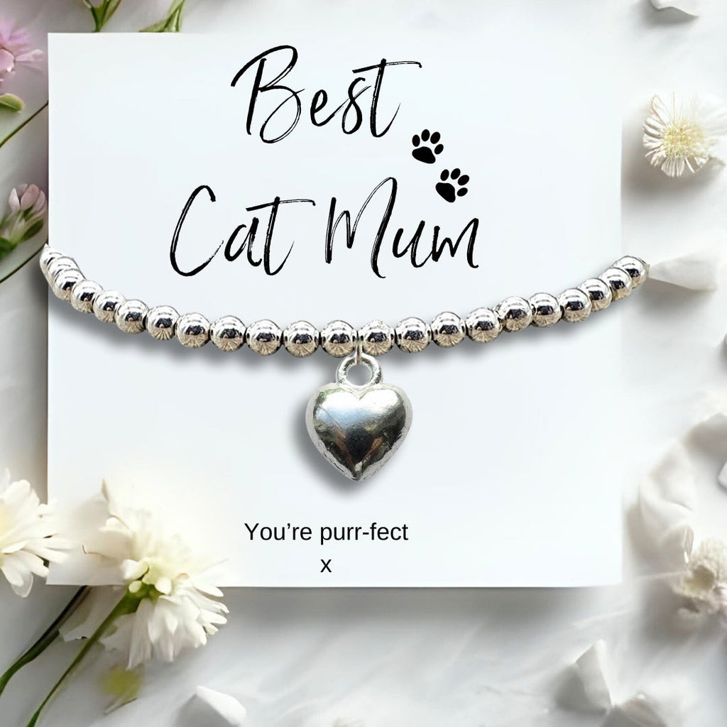 Best Cat Mum Bracelet and Gift Card-0