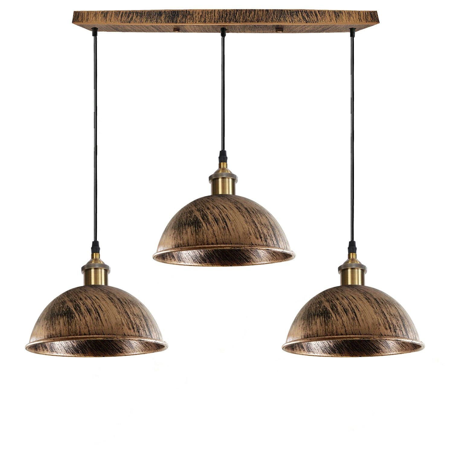 Dome Shape Hanging Light Above Kitchen Island ~1248