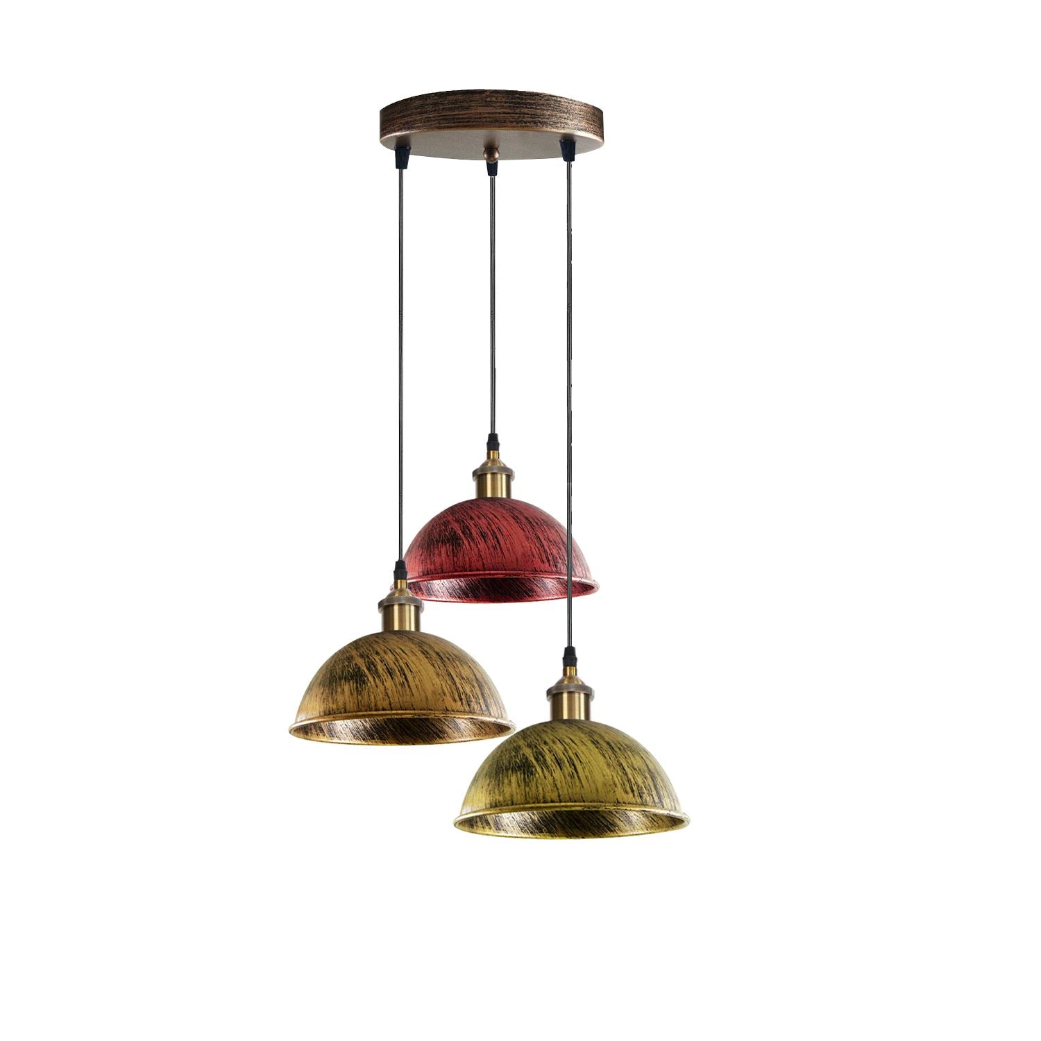 Dome Shape Hanging Light Above Kitchen Island ~1248