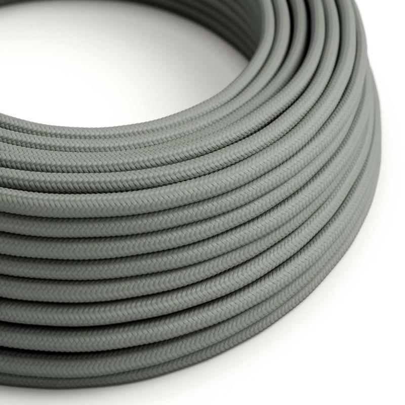 1M/5M/10M 3 Core Vintage Round Braided Grey Fabric Lighting Decorative Cable~3040