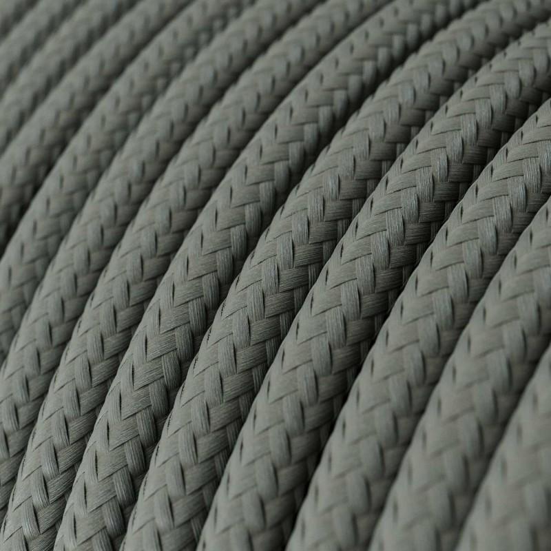 1M/5M/10M 3 Core Vintage Round Braided Grey Fabric Lighting Decorative Cable~3040