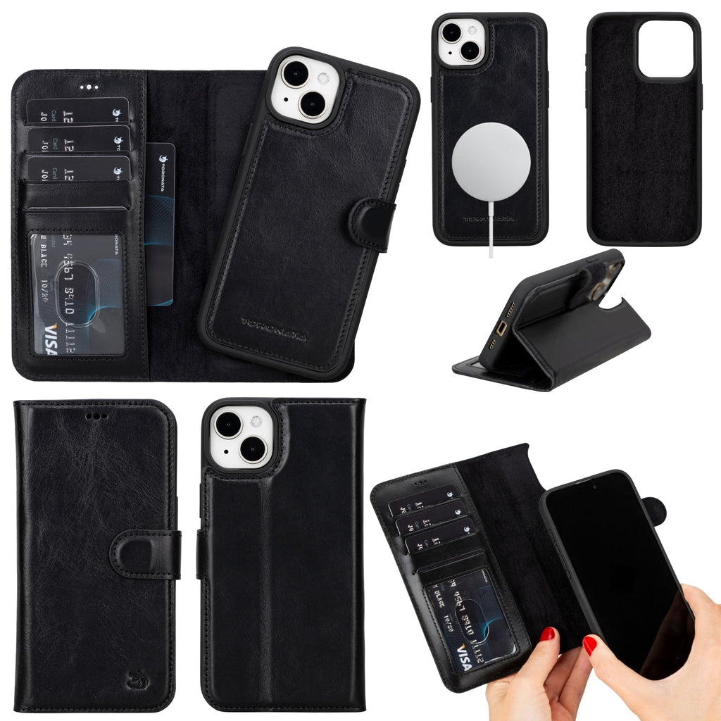 Casper Leather iPhone 14 Plus Wallet Case | MagSafe-0