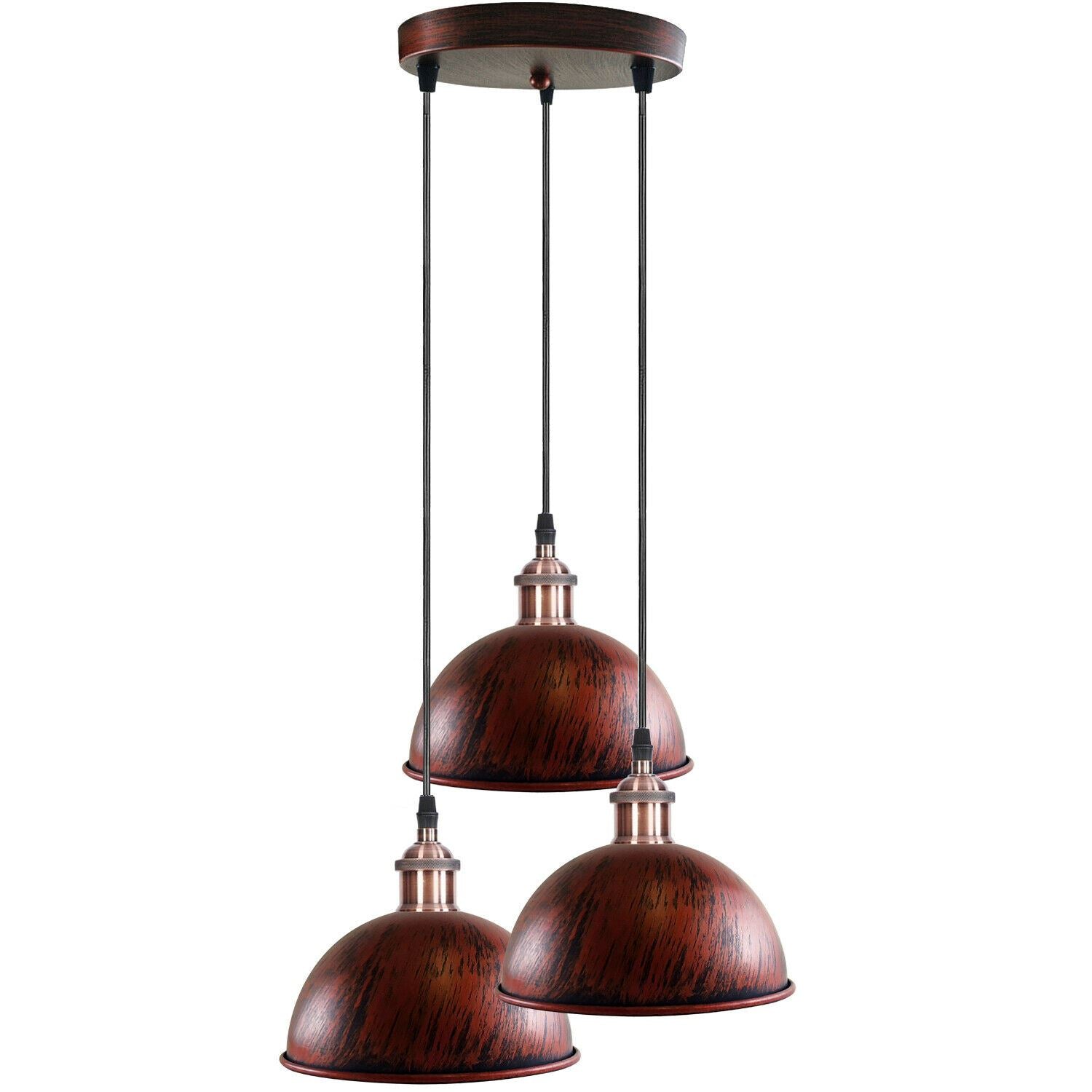 Dome Shape Hanging Light Above Kitchen Island ~1248