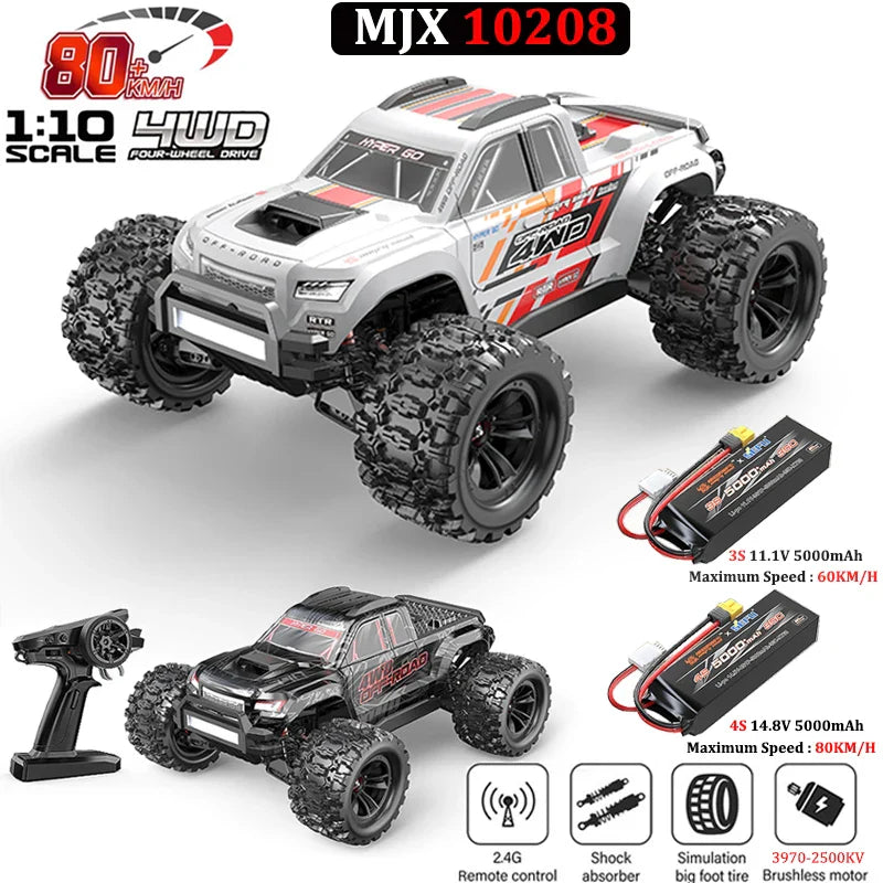 Lightning Fast MJX Hyper Go 10208 1/10 Brushless RC Drift Truck