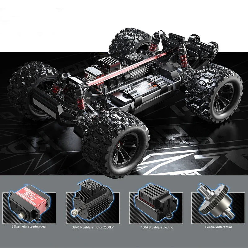 Lightning Fast MJX Hyper Go 10208 1/10 Brushless RC Drift Truck