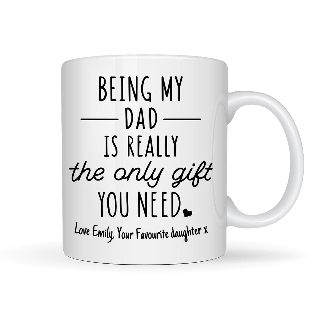 Personalised Being My Dad Mug Gift | Dad Father's Day Gift