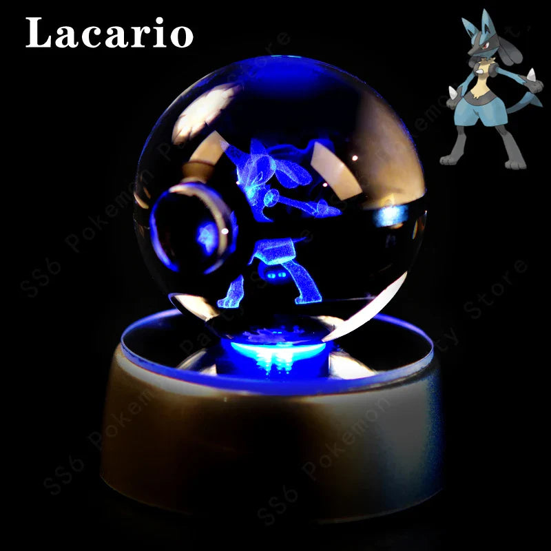 Pokemon Crystal Ball 3D Lamp Night Light