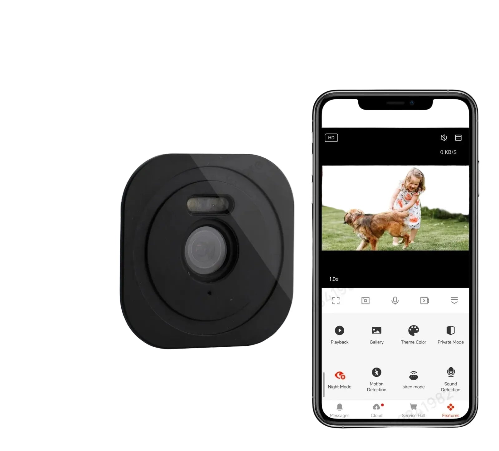 NNEOBA Ultra-HD Indoor WiFi Security Camera-2