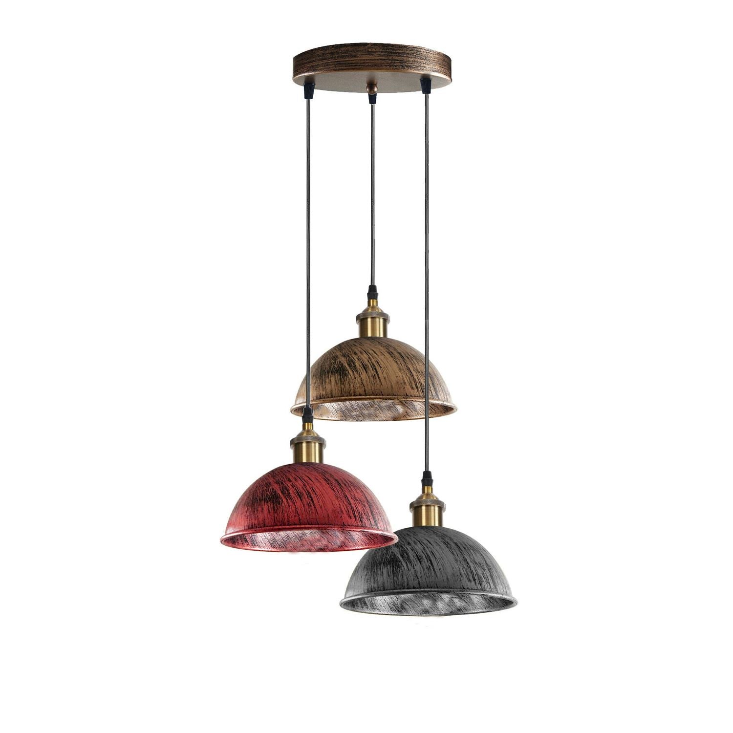Dome Shape Hanging Light Above Kitchen Island ~1248