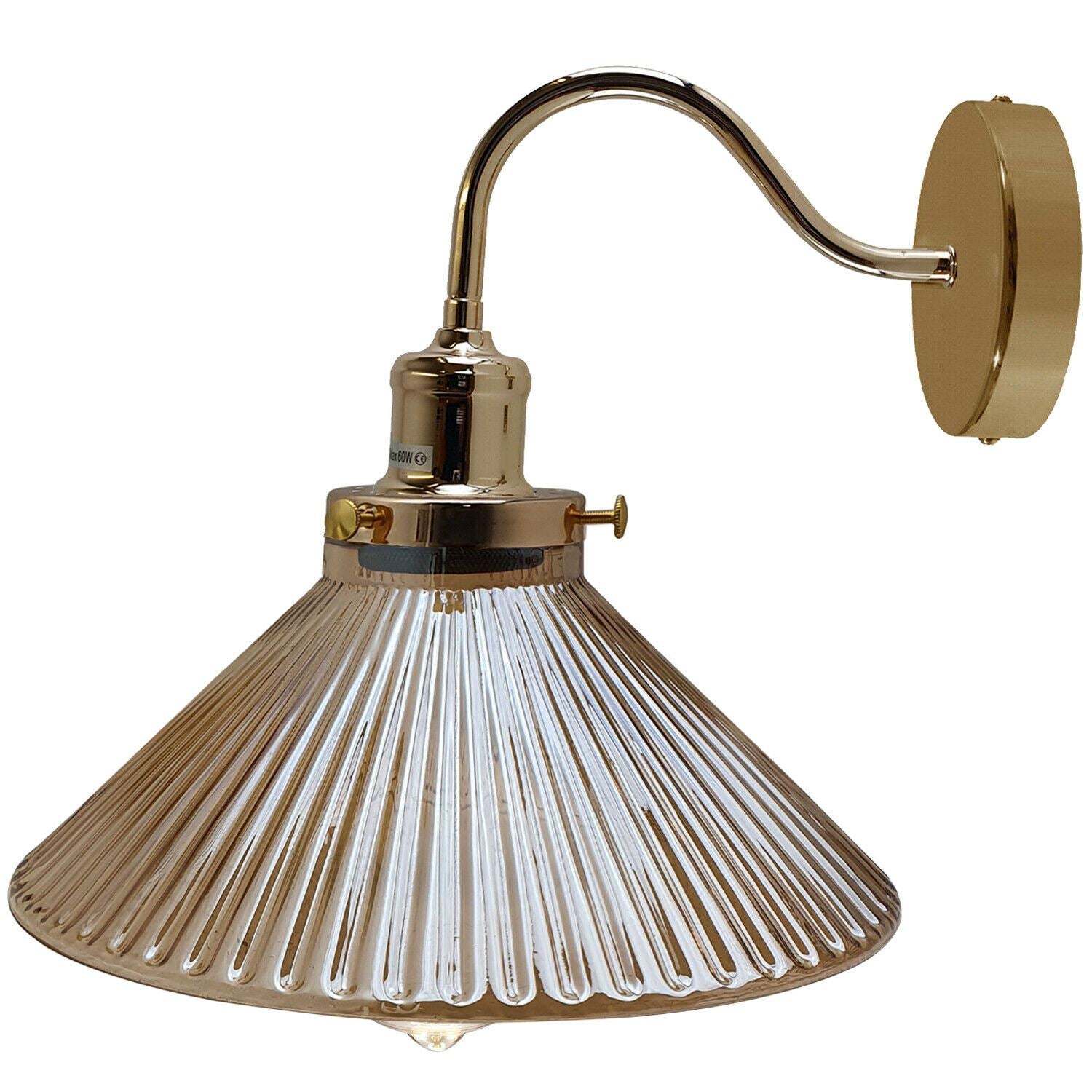 Vintage Indoor Wall Lights Glass Lamp Shades ~1274