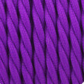 1M/5M/10M 3 Core Twisted Electric Cable Purple Color Fabric 0.75mm~3056